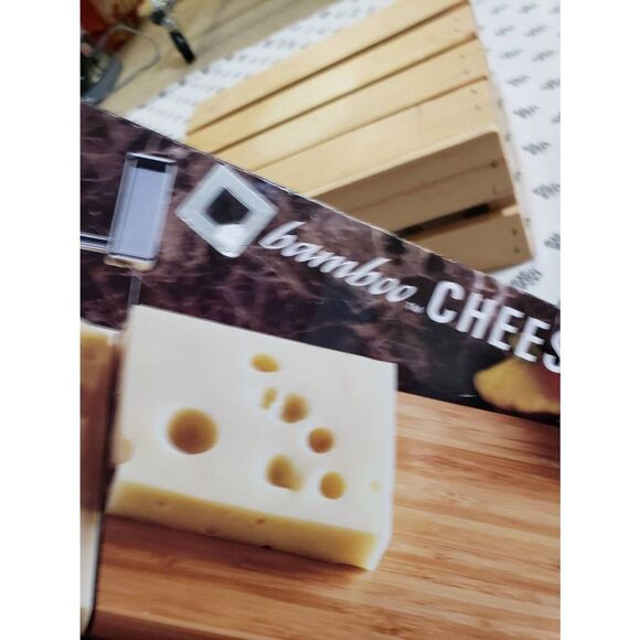Prodyne 11.75" x 6" Bamboo Cheese Board Slicer OPEN BOX - Picture 7 of 8